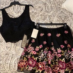 2 Piece Skirt and Top Set